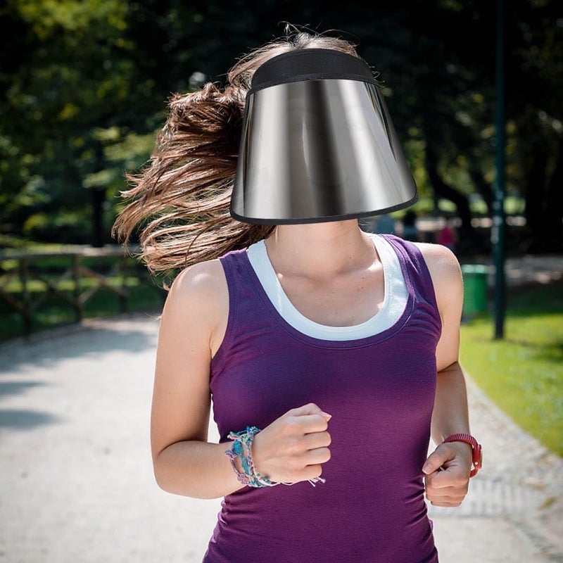 VIOKKO Face_Shield Protector Sun Visor Hat UV Protection Summer Sun Cap Great for Oudtoor Hiking Camping Golf Tennis Cycling - Image 2