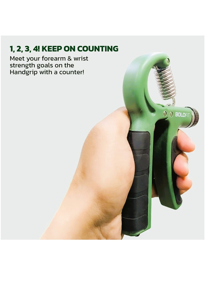 ALLKING Adjustable Hand Grip Strengthener, Hand Gripper with Counter for Men & Women for Gym Workout Hand Exercise Equipment for Forearm Exercise, Finger Exercise Power Gripper - Multicolor- 60kg  - Image 4