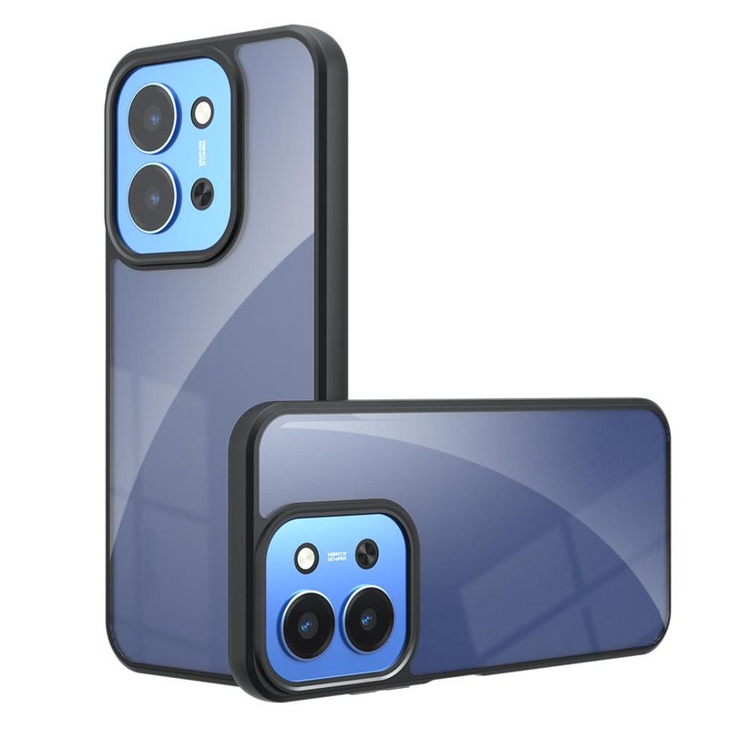 إيروريكس جراب هاتف هجين من البولي يوريثان الحراري لهاتف Redmi 15C 5G/4G EU مقاس 173 مم / Poco C85 5G Armor Big Pore PC (شفاف) - Image 1