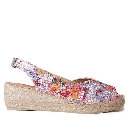 Toni Pons BERNIA-PM - Women's leather wedge espadrilles - Image 2
