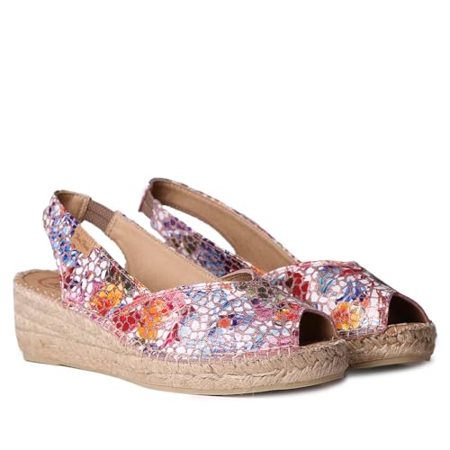 Toni Pons BERNIA-PM - Women's leather wedge espadrilles - Image 3