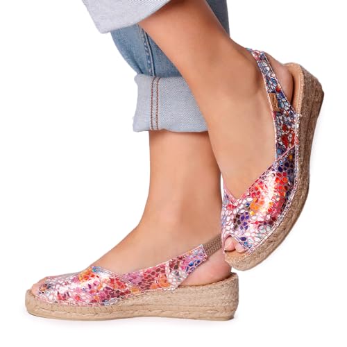 Toni Pons BERNIA-PM - Women's leather wedge espadrilles - Image 4