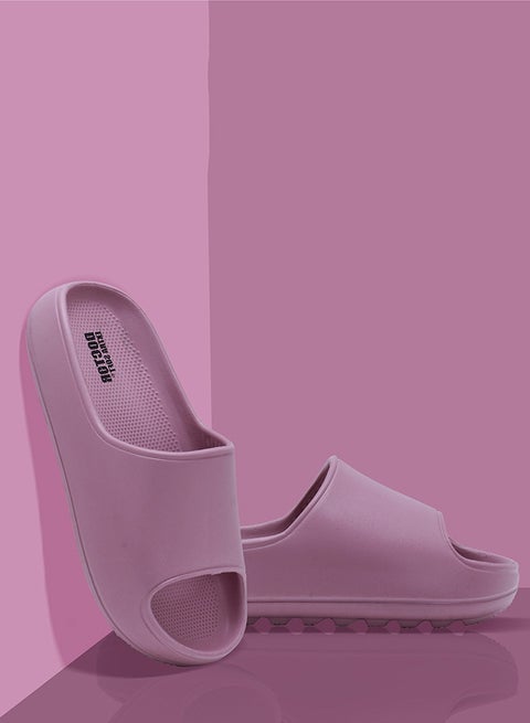 DOCTOR EXTRA SOFT Women's Classic Ultra Soft Sliders/Slippers With Cushion Footbed For Adult|Comfortable & Light Weight|Stylish & Anti-Skid|Waterproof & Everyday Flip Flops For Ladies & Girls D-508