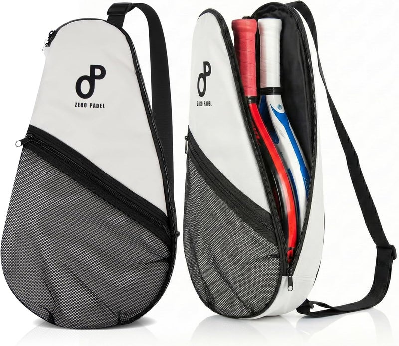 Zero Padel Racket Bag – Sling Backpack for 2 Padel Rackets, Balls & Accessories - Image 1