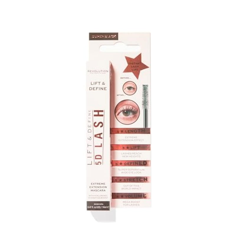 Makeup Revolution Revolution Lift & Define 5D Lash Mascara - Image 5