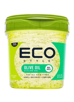 ECO Eco Style Olive Oil Styling Gel Green 473ml  - Image 1