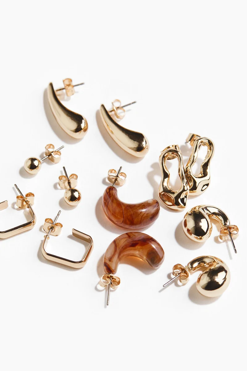 H&M 6 pairs earrings