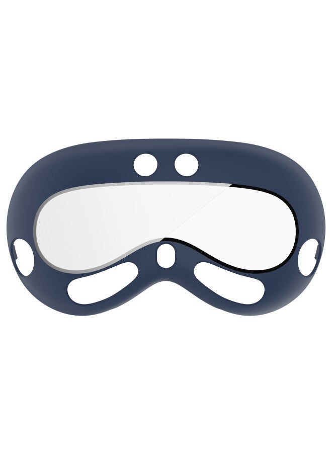 Generic Suitable For Apple Vision Pro Protective Case For Apple VR Head Display Case Film All-in-One Protective Case-Color:Frosted Midnight Blue (PC Tempered Film Integrated Protective Cover)  - Image 1