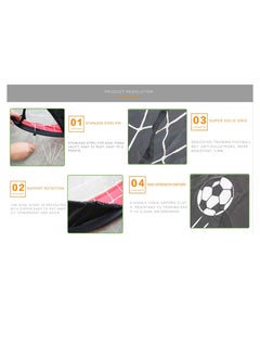 MIXDE 2 in 1 Soocer Goal for Kids Pop Up Kids Soccer Net Soccer Target with Carry Bag Perfect for Backyard Indoor Outdoor Sports and Practice  - Image 2