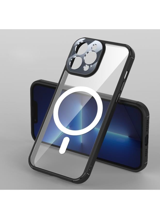 اس-توب جراب لهاتف iPhone 12 Pro مصنوع من مادة Soft Shield MagSafe المغناطيسية المصنوعة من الأكريليك الشفاف مع غطاء هاتف PC - Image 1