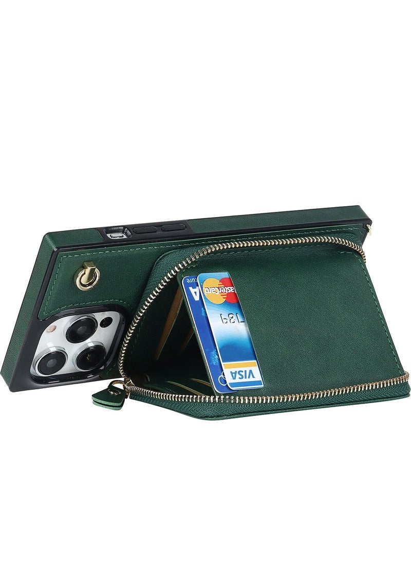 Suteni Back Cover Leather Card Slots Phone Case for iPhone - Image 3