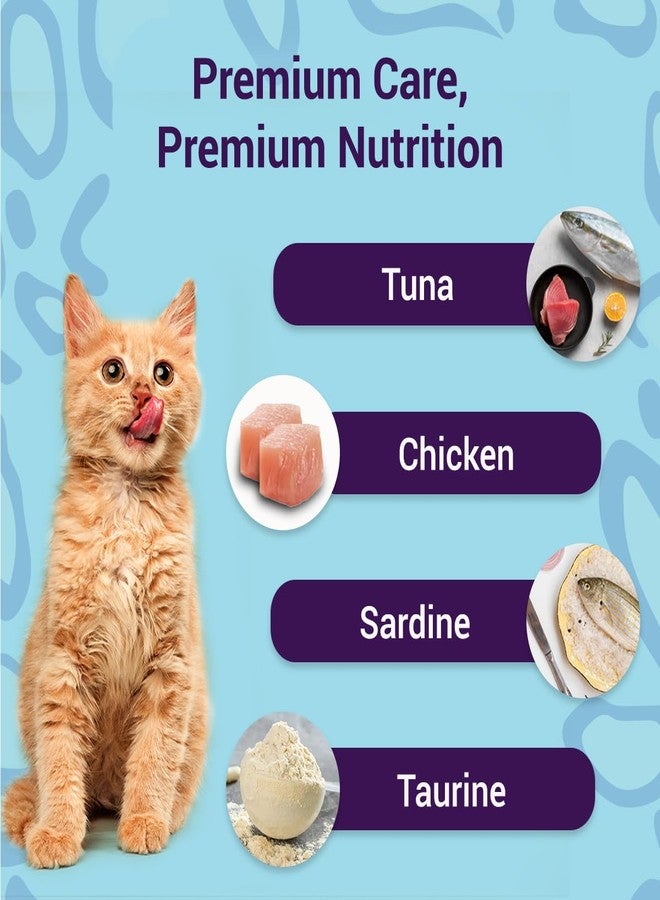 Purrfeto طعام رطب للقطط البالغة من بورفيتو | سمك المحيط في المرق | 80 غرام (عبوة من 48 قطعة) | خالٍ من الغلوتين | يدعم الترطيب | لذيذ للغاية - Image 4