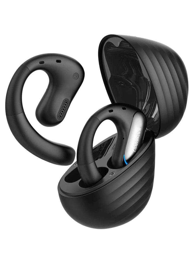 OpenRock - Pro Open-Ear Air Conduction Headphones, Bluetooth 5.2 Wireless Earbuds, 46 Hrs Playtime with Charging Case, Extra Deep Bass, IPX5 Waterproof, Sports Earphones for Running, Driving, Workout - Image 1