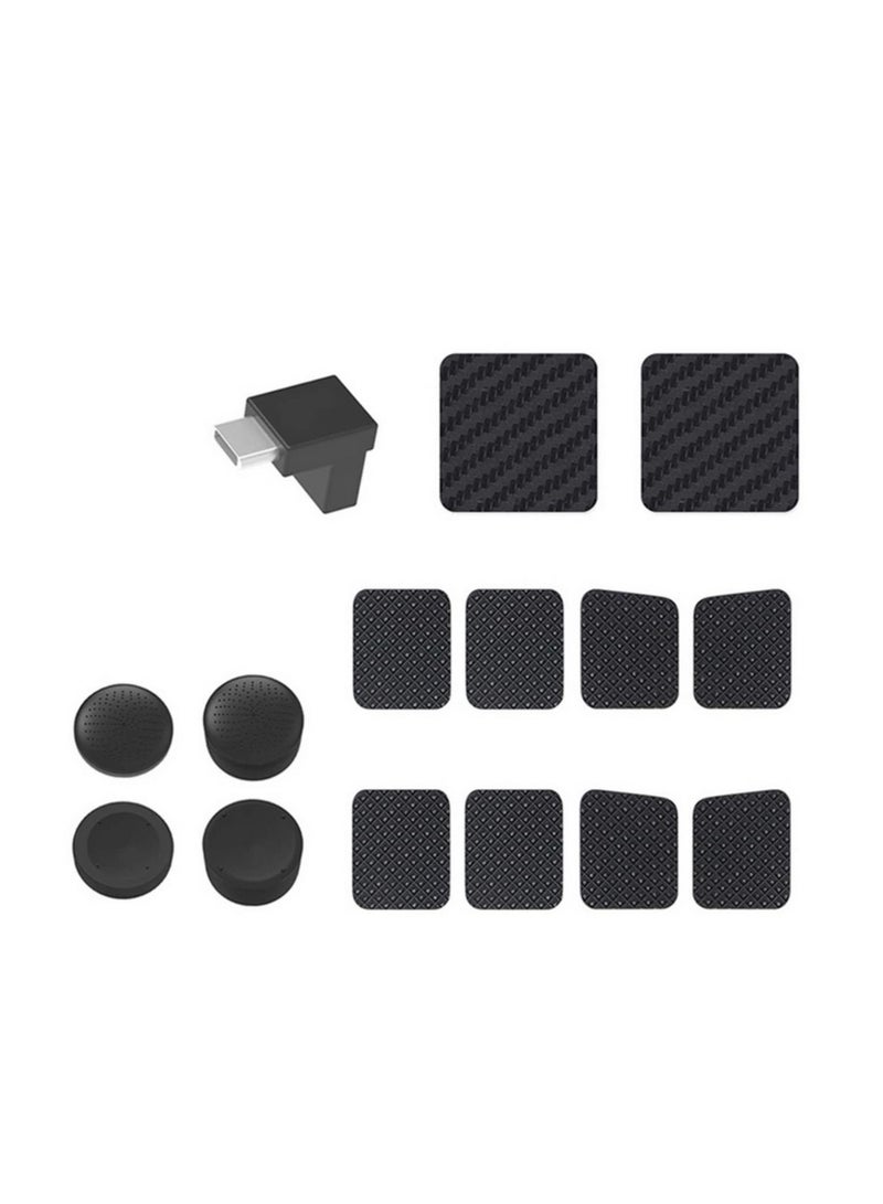 For Steam Deck Protection Set Touchpad Trackpad Sticker Silicone Rocker Cap L-shaped Connector Back Button Sticker - Image 1