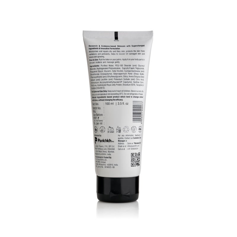 BRAVADO Hydra Soft Body Lotion with SPF | Deep Moisturizing & Nourishing | Soothing, anti-aging, & Anti Irritant Skin | Repair Rough, Dry Skin | Body Cream, Moisturizing Cream, Jelly Protein | 100ml - Image 2