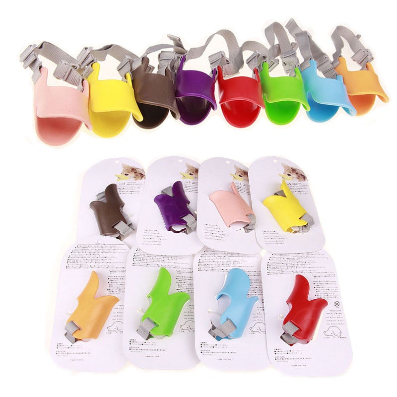 Pet Soft Duckbill Muzzle, Anti-Biting And Anti-Barking Silicone Muzzle, Fine Packaging Dog Mask, Dog Muzzle, Pet Supplies - Image 2