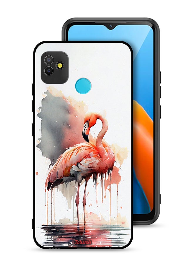 Tolwak Tecno Pop 5 Protective Case Cover Tropical Watercolor Art - Image 1