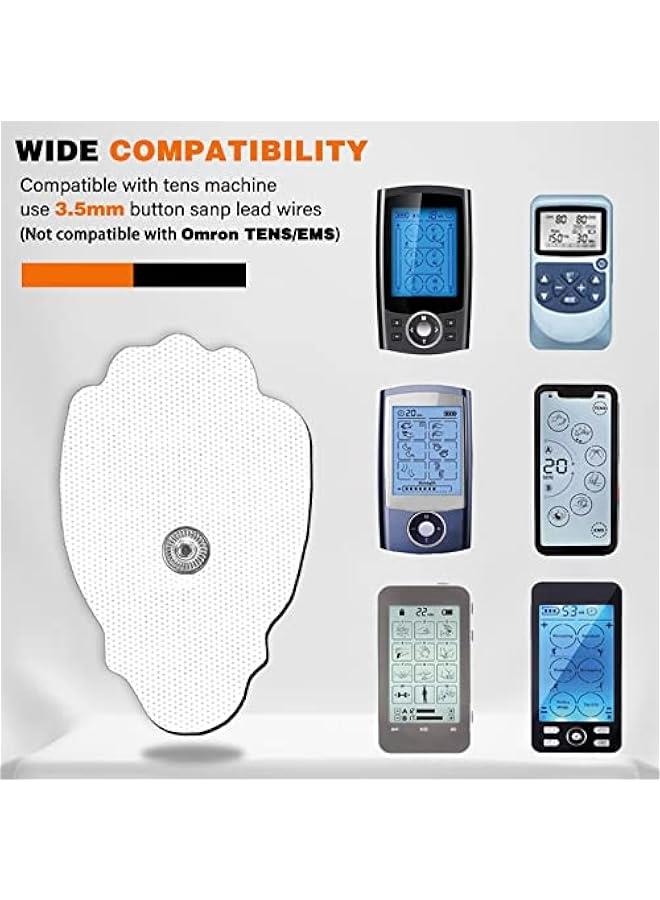 Arabest TENS Unit Electrode Pads Replacement Muscle Stimulator Compatible with Belifu 22PCS Pad  - Image 4