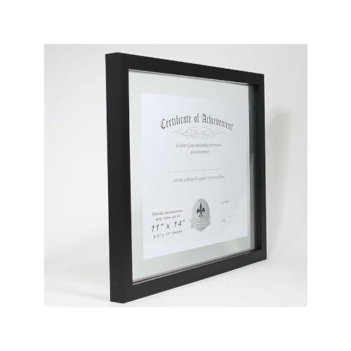 Lawrence Frames Multi Use Float Document Frame, Black, 11x14 - Image 2