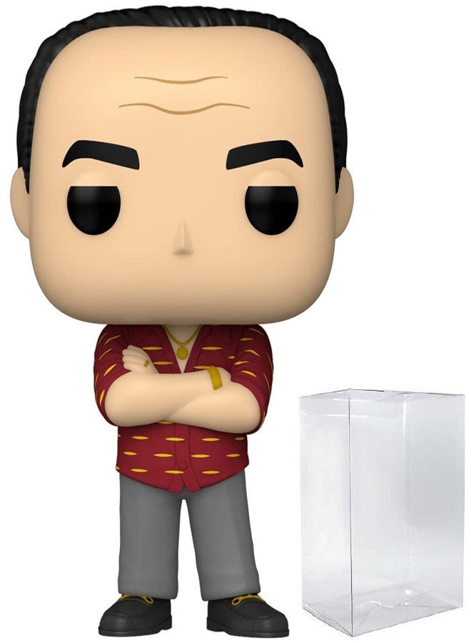 Funko POP The Sopranos - Tony Soprano Vinyl Figure (Bundled with Compatible Box Protector Case), Multicolored, 3.75 inches - Image 1