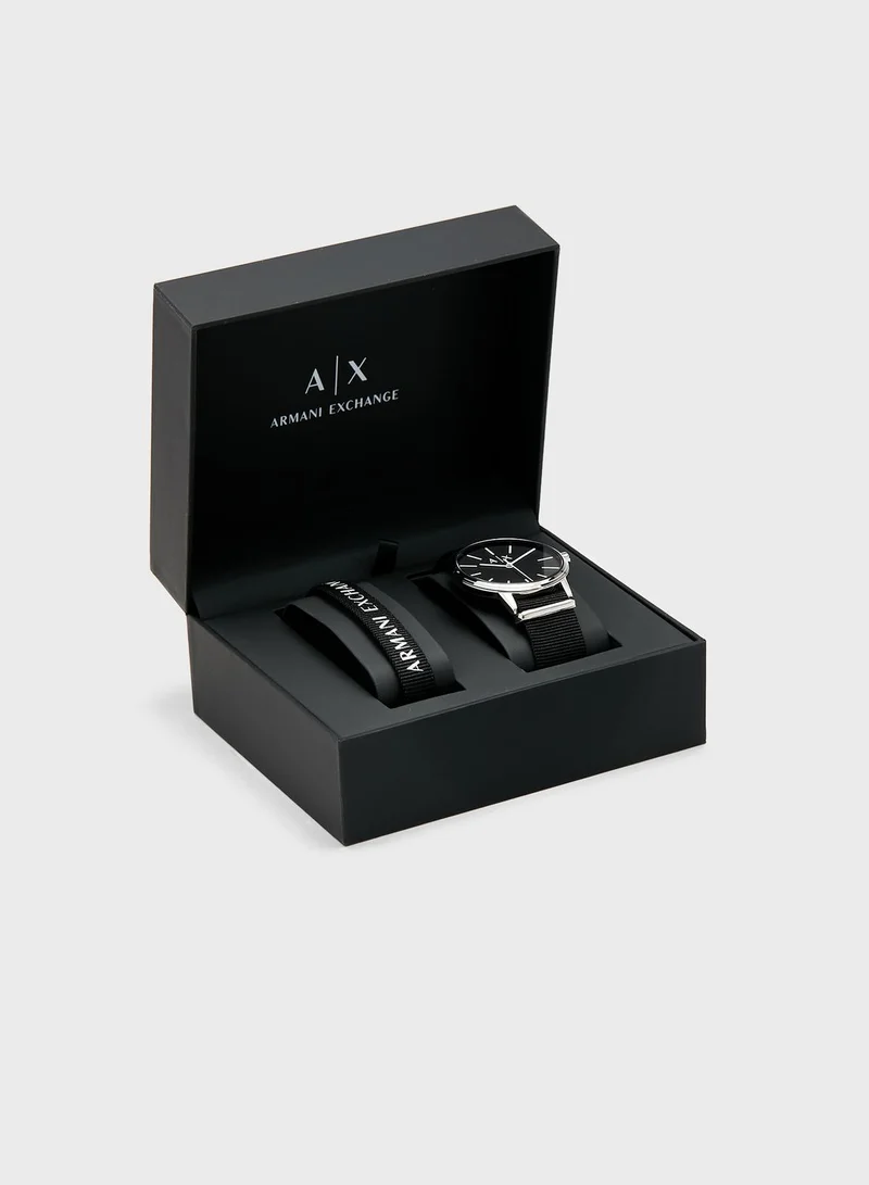 FOSSIL AX7111 Cayde Watch And Bracelet Set