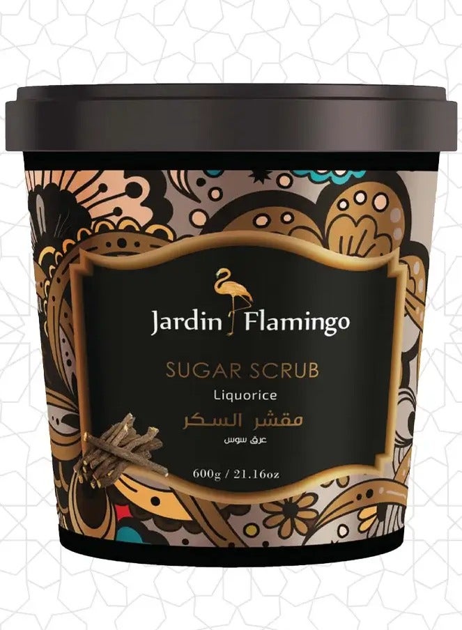 Jardin Flamingo Sugar Scrub Liquorice 600G