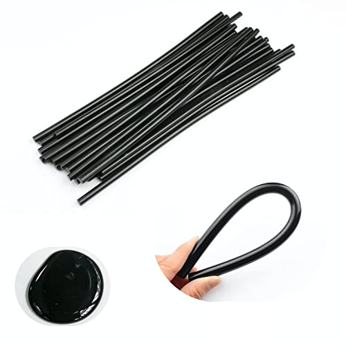 BATDIYOW Mini Black Hot Glue Gun Sticks 40 PCS 8" Long x 0.27" Diameter Compatible with Most Glue Guns - Image 4