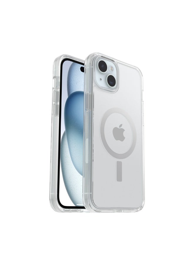 FITIT جراب FITIT CLEAR CASE 6.7" IPHONE 15 Plus شفاف، مضاد للاصفرار، رفيع للغاية، مقاوم للصدمات [حماية من السقوط بدرجة عسكرية] غطاء خلفي صلب مضاد للخدش - شفاف للغاية - Image 1