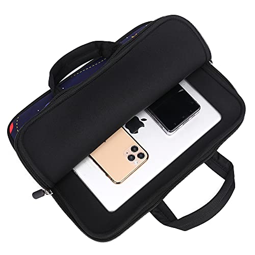 HAPLIVES 11" 11.6" 12" 12.1" 12.5" inch Laptop Carrying Bag Chromebook Case Notebook Ultrabook Bag Tablet Cover Neoprene Sleeve Fit Apple MacBook Air Samsung Google Acer HP DELL Lenovo Asus (Cool Rocket) - Image 5