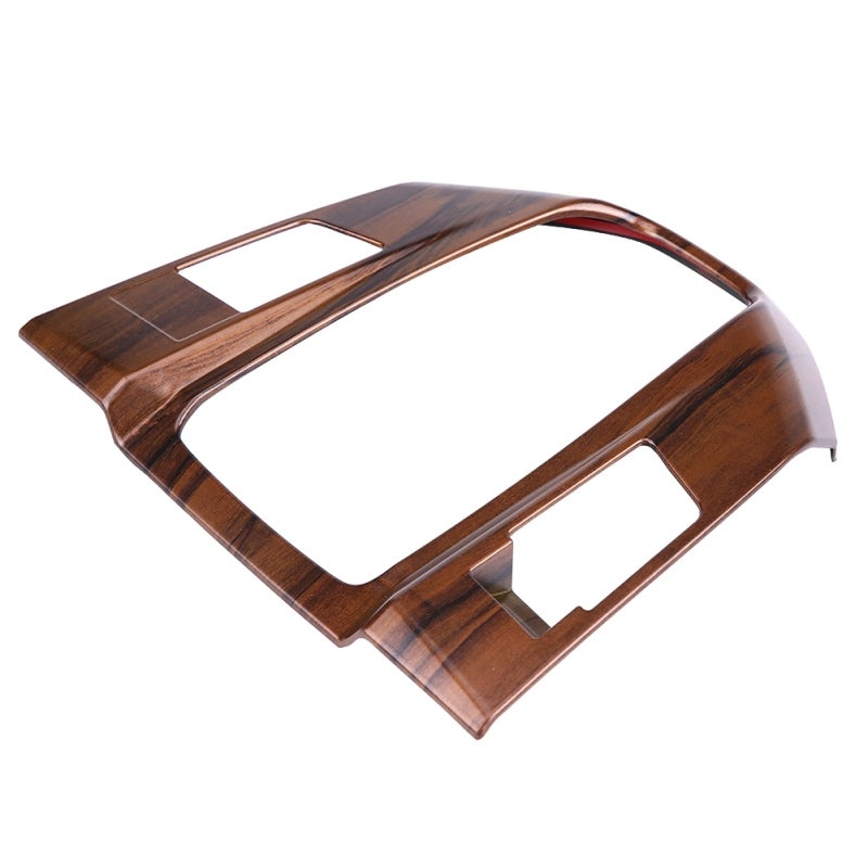 Car Interior Gear Shift Frame Cover Trim: Peach Wood Grain ABS Plastic - High Gloss Scratch Dust Protection Decorative Accessory for Honda CRV 2017 Center Console - Image 5
