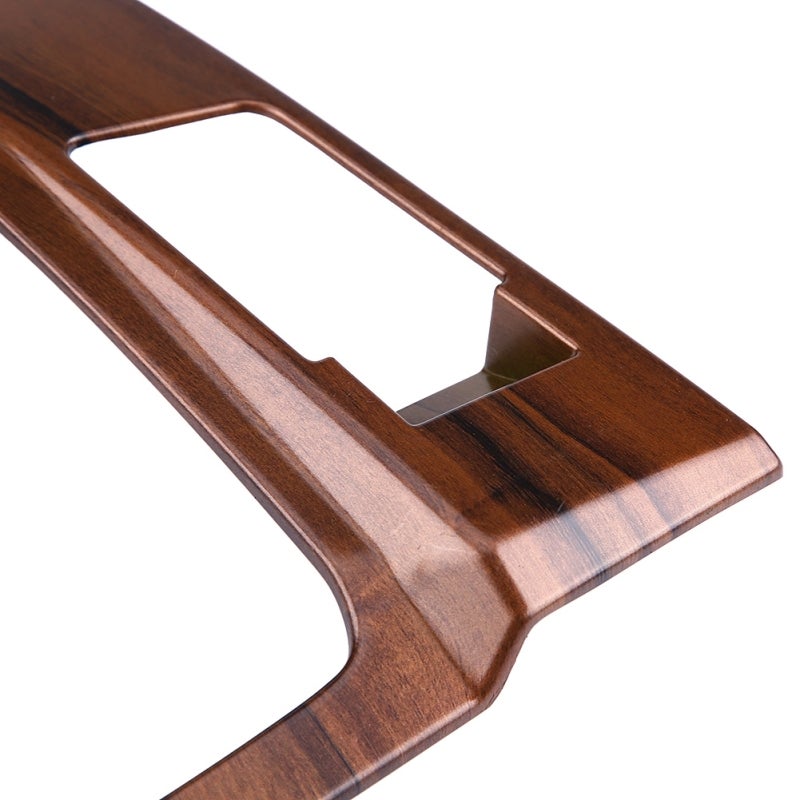 Car Interior Gear Shift Frame Cover Trim: Peach Wood Grain ABS Plastic - High Gloss Scratch Dust Protection Decorative Accessory for Honda CRV 2017 Center Console - Image 4