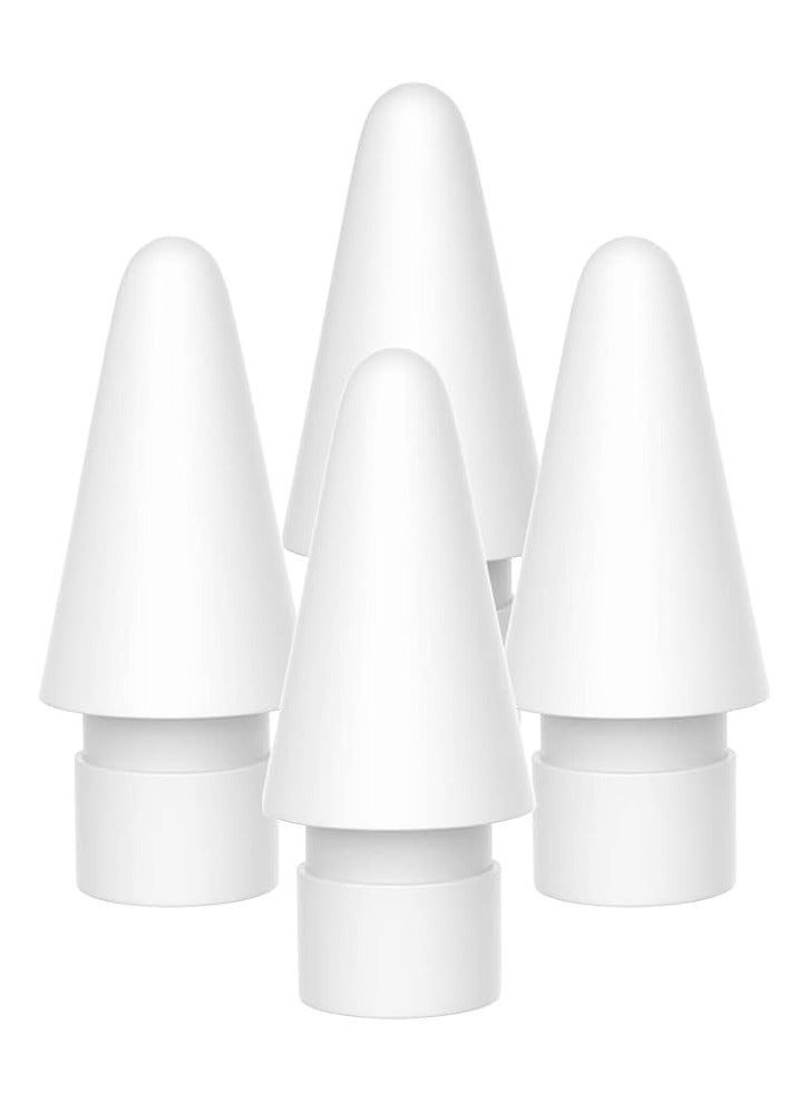 4-Piece Replacement Tips for Apple Pencil 2nd Generation/ 1st Generation Tips, iPencil Nibs Accessories for iPad Pro Pencil 2/1 Gen - Image 1