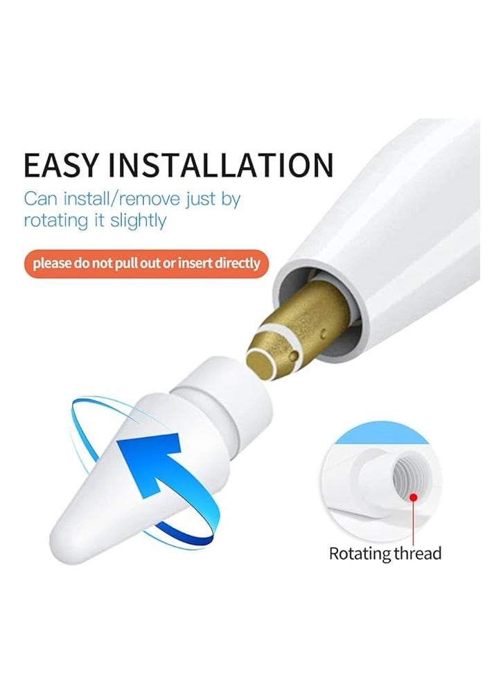 4-Piece Replacement Tips for Apple Pencil 2nd Generation/ 1st Generation Tips, iPencil Nibs Accessories for iPad Pro Pencil 2/1 Gen - Image 5