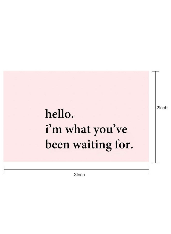 WRAPAHOLIC Hello I'M What You'Ve Been Waiting For Stickers Pink Business Thank You Stickers Shipping Stickers 2 X 3.2 Inch 350 Total Labels - Image 4