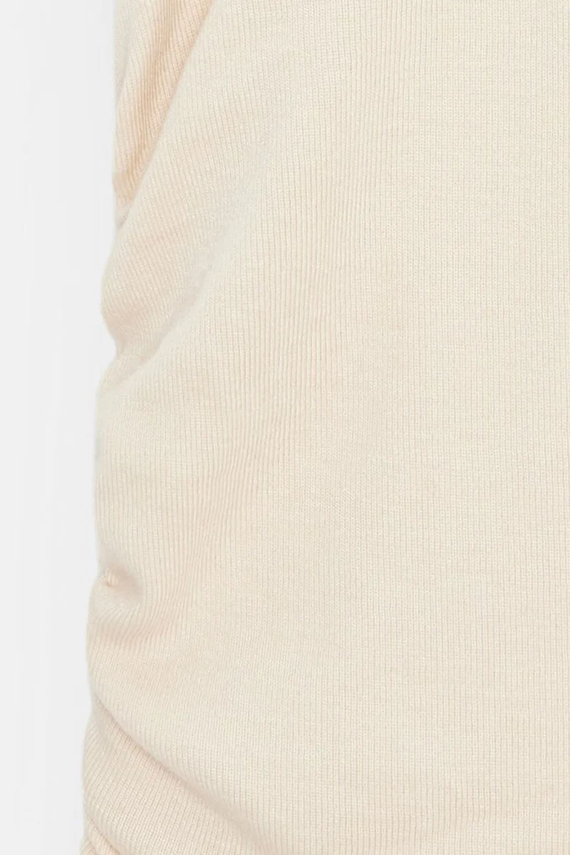 Dilvin Beige Natural DILVIN Women’s Crop Slim Fit Polo T-Shirt for Women | Best Price UAE