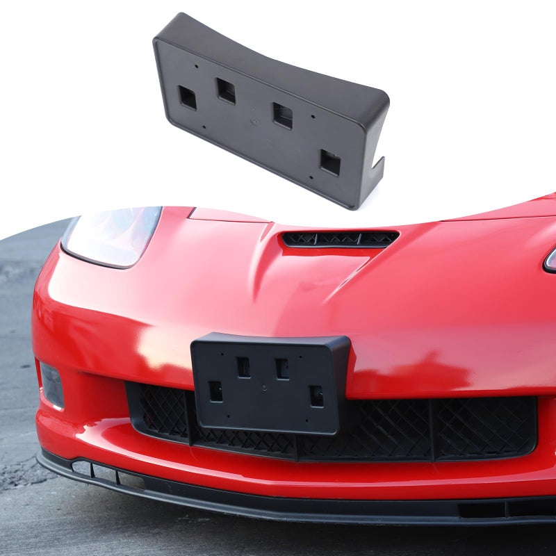 حامل لوحة الترخيص الأمامي متوافق مع شيفروليه كورفيت C6 2005-2013 مجموعة تركيب ملحقات بديلة 15236173