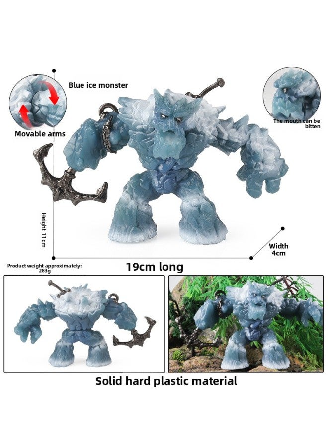 Children's Simulation Warcraft Dragon Dinosaur Model Toy Double-headed Dragon Thunder And Lightning Magic Dragon Black Dragon Wind God Magic Dragon Ornaments 