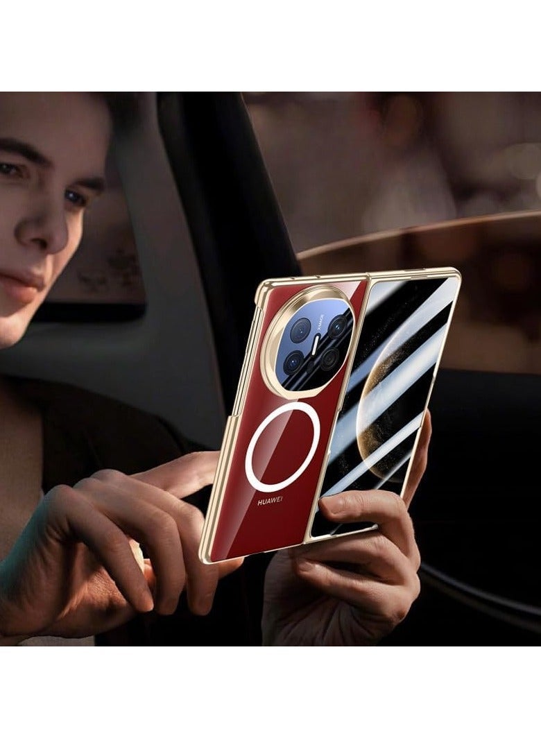 general The magnetic shell is compatible with Huawei Mate X6 shell [built-in screen protector] Metal camera mount, and the electroplated transparent shock-proof cover supports wireless charging - Image 4