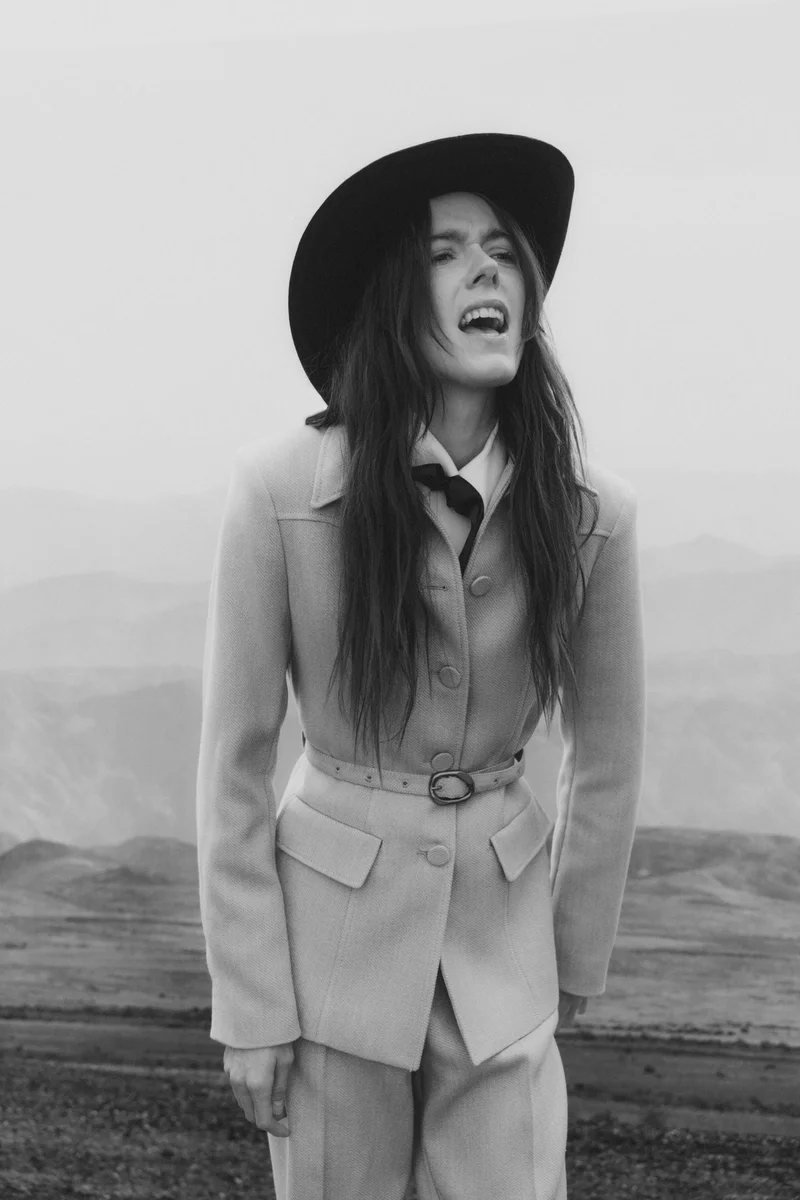 H&M Belted twill jacket