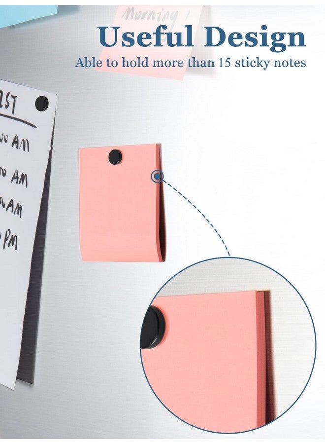 SMARTAKE 45 Pcs Refrigerator Magnets, Small Round Fridge Magnets, Multi-Use Premium Neodymium Office Magnets for Fridge, Whiteboard, Billboard in Home, Kitchen, Office and School (Black) - Image 3