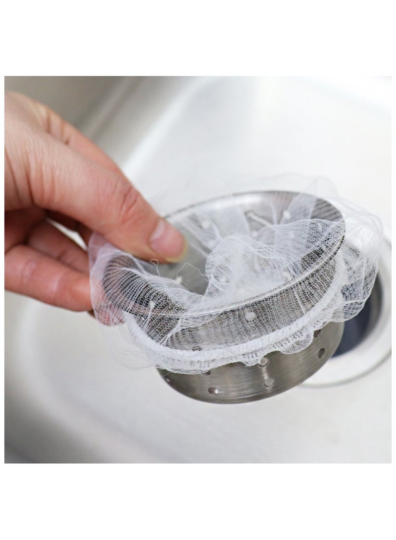 100-Piece Disposable Mesh Sink Strainer Bags - Image 1