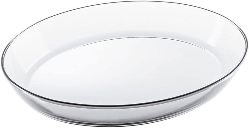 Marinex Large Oval Glass Roaster 4.0L  Extra-Large Heat-Resistant Bakeware Dish | Transparent Oven-Safe Roasting & Baking Tray | Ideal for Lasagna, Casseroles, Roasts, Pasta Bakes & Family Gatherings - Image 1