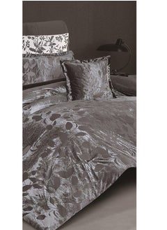 Red Rose Winter King Double Bedspread Made of Soft Velvet, Plain Double-Sided Pattern, Size 240*260cm  - Image 3