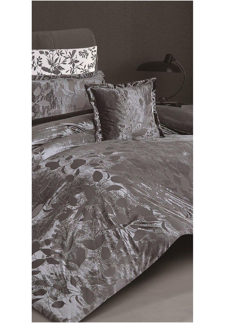 Red Rose - Winter King Double Bedspread Made of Soft Velvet, Plain Double-Sided Pattern, Size 240*260cm - Image 1