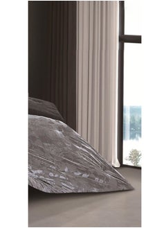 Red Rose Winter King Double Bedspread Made of Soft Velvet, Plain Double-Sided Pattern, Size 240*260cm  - Image 4