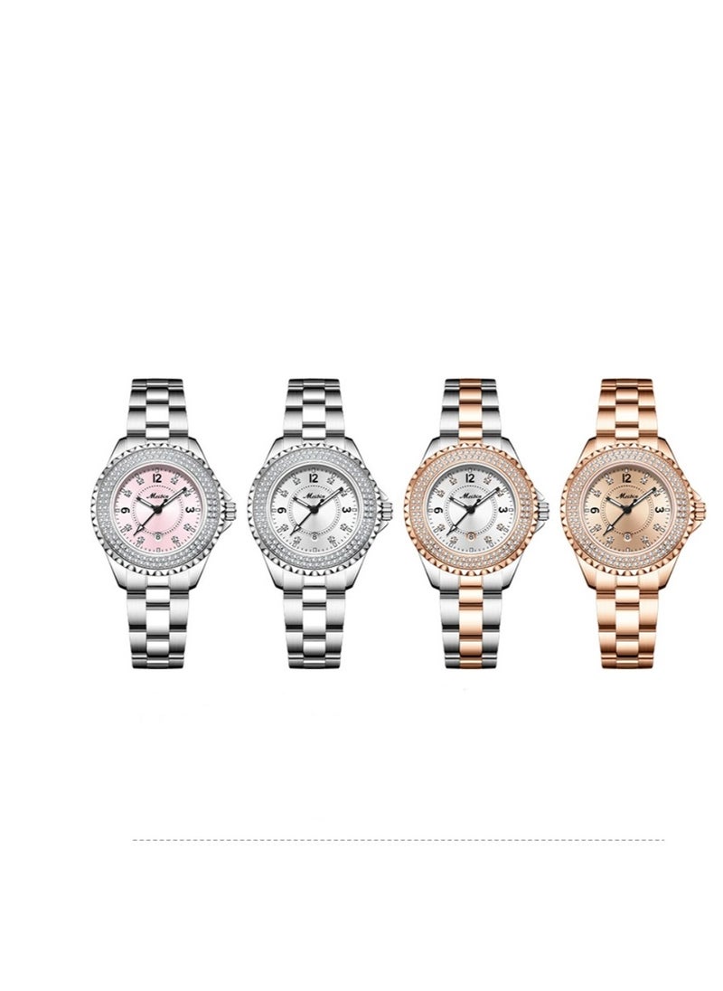 Meibin - Women's Fashion Diamond Inlaid Bracelet Watch - Image 1