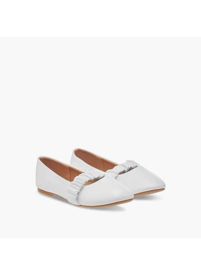 Flora Bella By Shoexpress Girls Solid Slip-On Ballerina Shoes