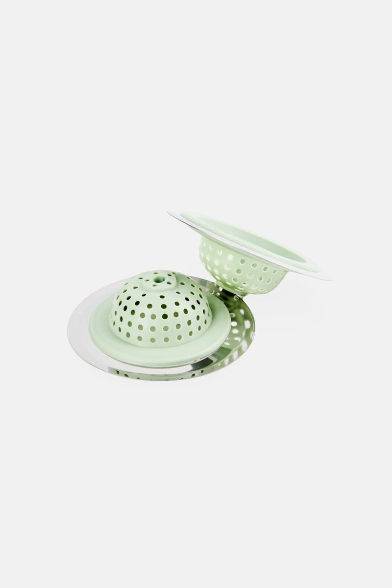 LIFESTYLE 2 Pieces Silicone Sink Strainer, Mint Green - Image 3