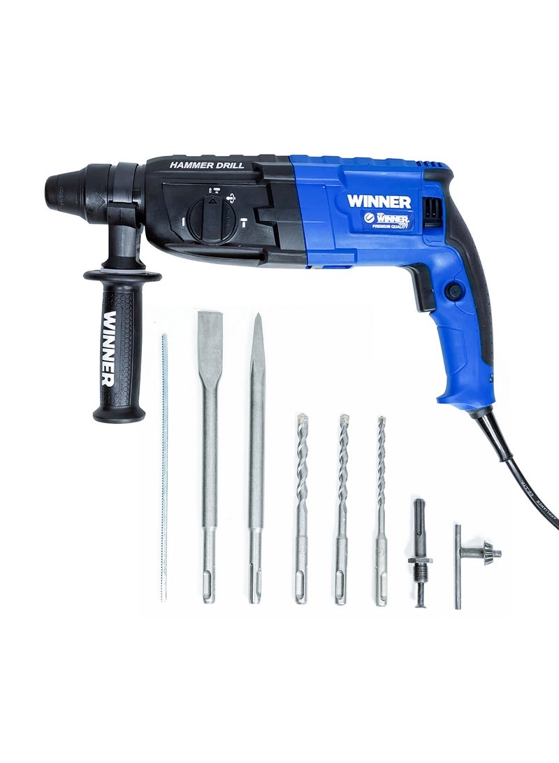 Winner Premium Quality Rotary Hammer Drill Tools 850W 220-240V 28mm - RH850  - Image 1