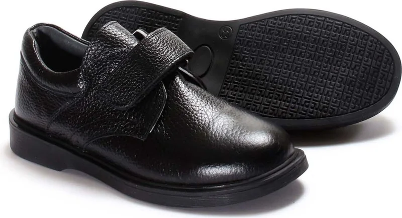 فاست ستيب Unisex Genuine Leather Laceless Comfortable Casual Daily Children's School Shoes 837XCA999